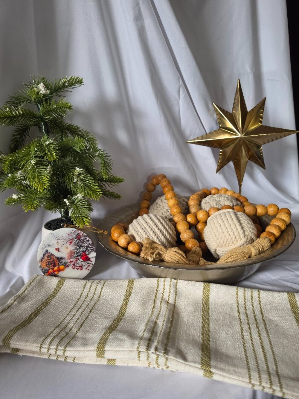 Unbranded Gold Star Christmas Decor Bundle